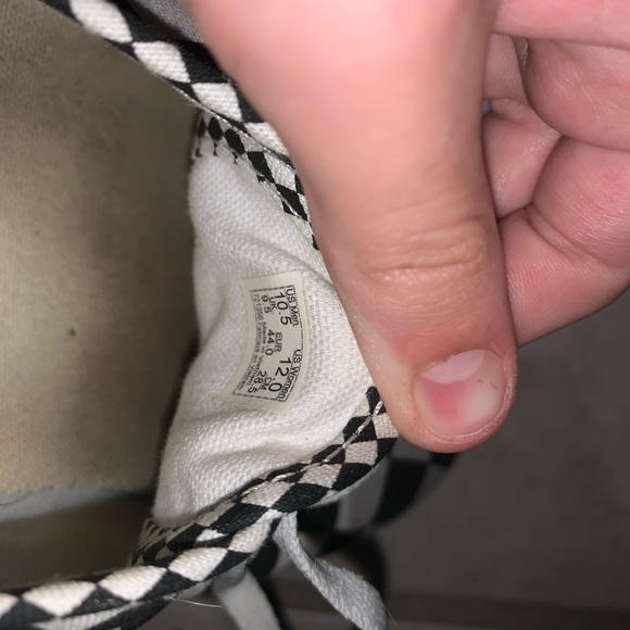 44 DX Anaheim Factory Black/Checkerboard VANS - Picture 5 of 6